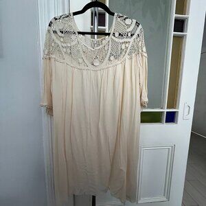 70/21 Eyelet Detail Pullover Dress